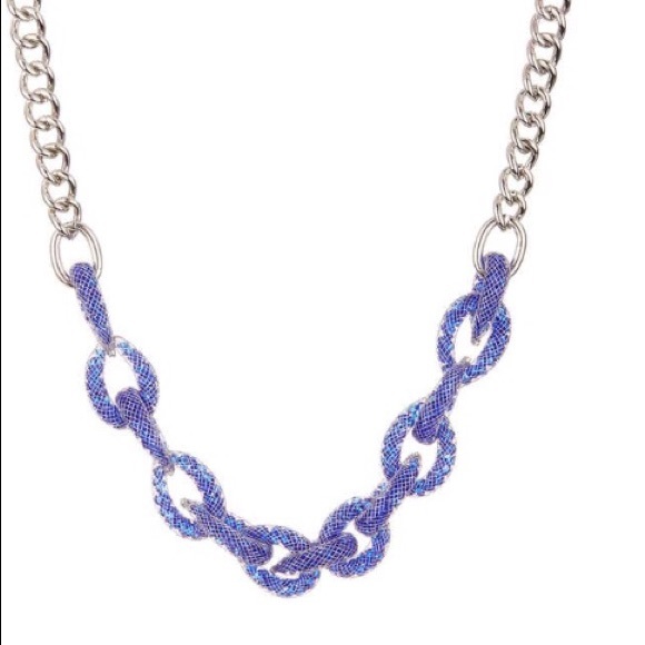 Betsey Johnson crystal filled mesh choker - Picture 2 of 5